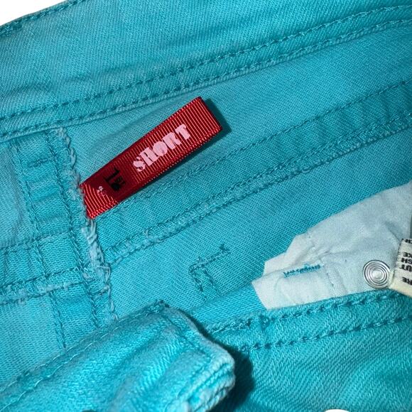 1st Kiss Denim Shorts Womens Small Distressed Rolled Cuff Casual Summer SEA21993 - Picture 6 of 16